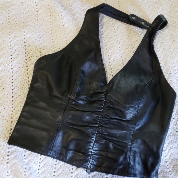 wilsons leather maxima Tops - Gorgeous leather halter top